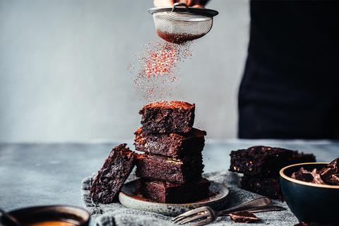 Brownies mit SAL de IBIZA Weihnachtssalz - Dessert mit Wow-Effekt!