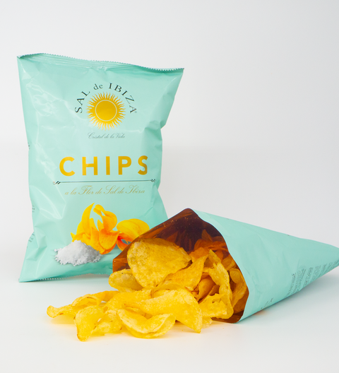 SAL de IBIZA Chips "a la Flor de Sal", 125g